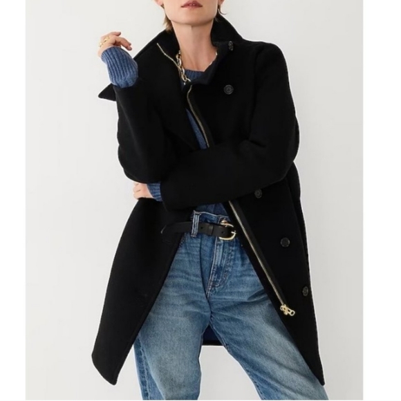 NWOT 6 TALL J. Crew Wool Nello Gori Coat - Picture 1 of 12